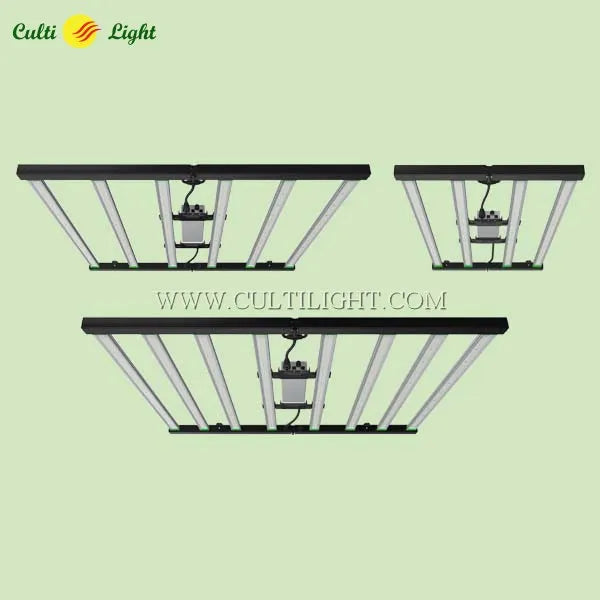 Multi-bar indoor greenhouse lighting systems for horticulture