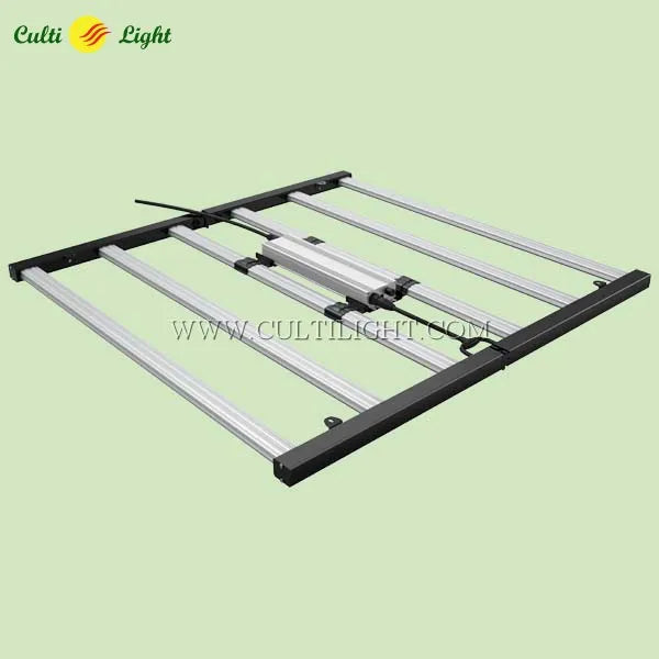 Lighting fixture with 'Culti Light' branding on a light green background