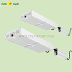 Compact 800W grow light – 664 x 260 x 79 mm for hydroponic structures
