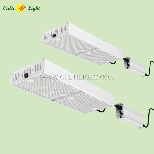 Compact 800W grow light – 664 x 260 x 79 mm for hydroponic structures